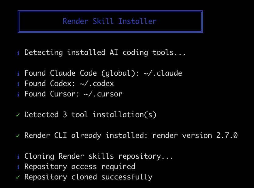 Running the quick-install script
