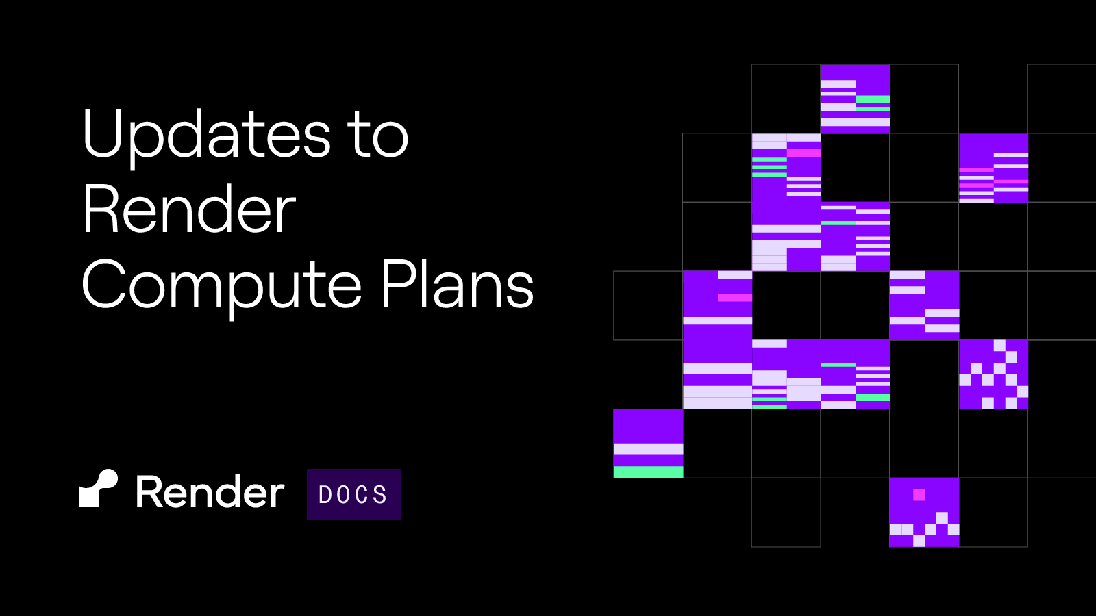 Updates to Render Compute Plans – Render Docs