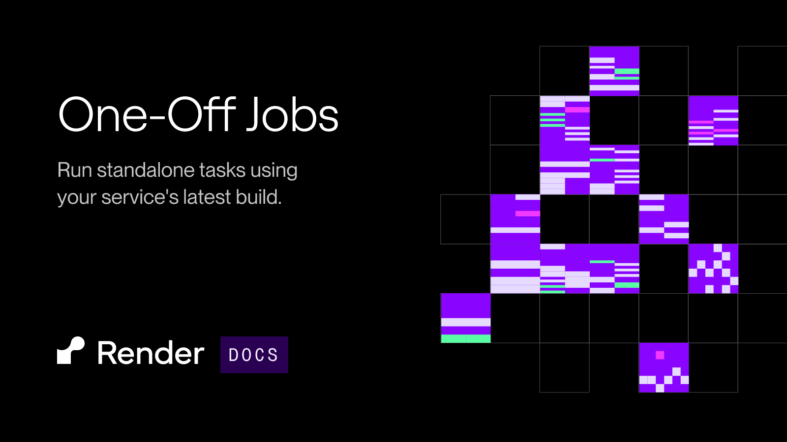 One-Off Jobs – Render Docs