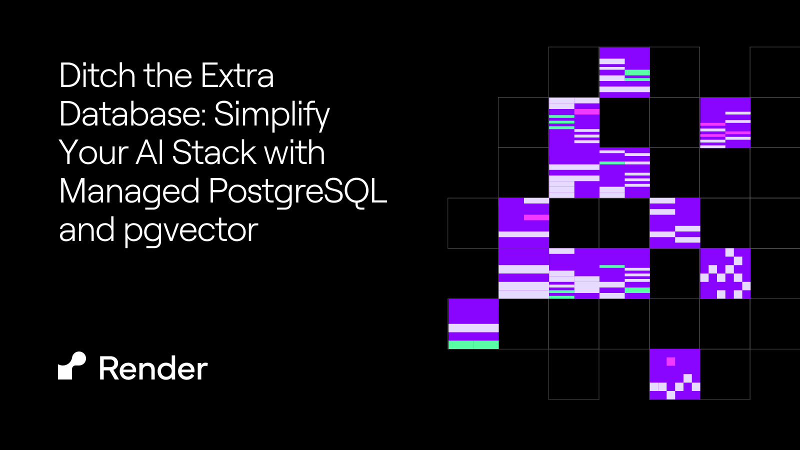 Ditch the Extra Database: Simplify Your AI Stack with Managed PostgreSQL and pgvector