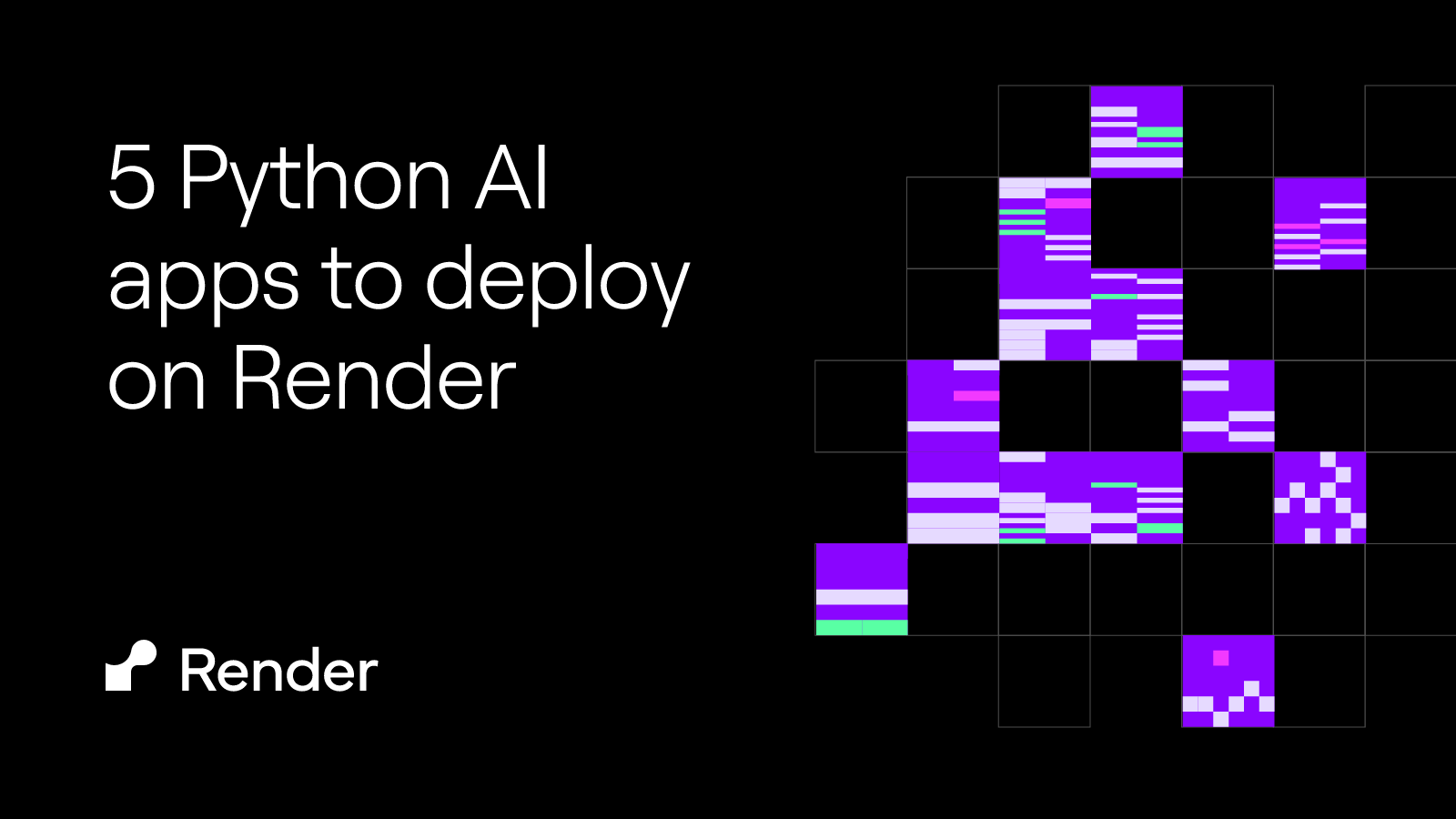 5 AI Python apps to deploy on Render
