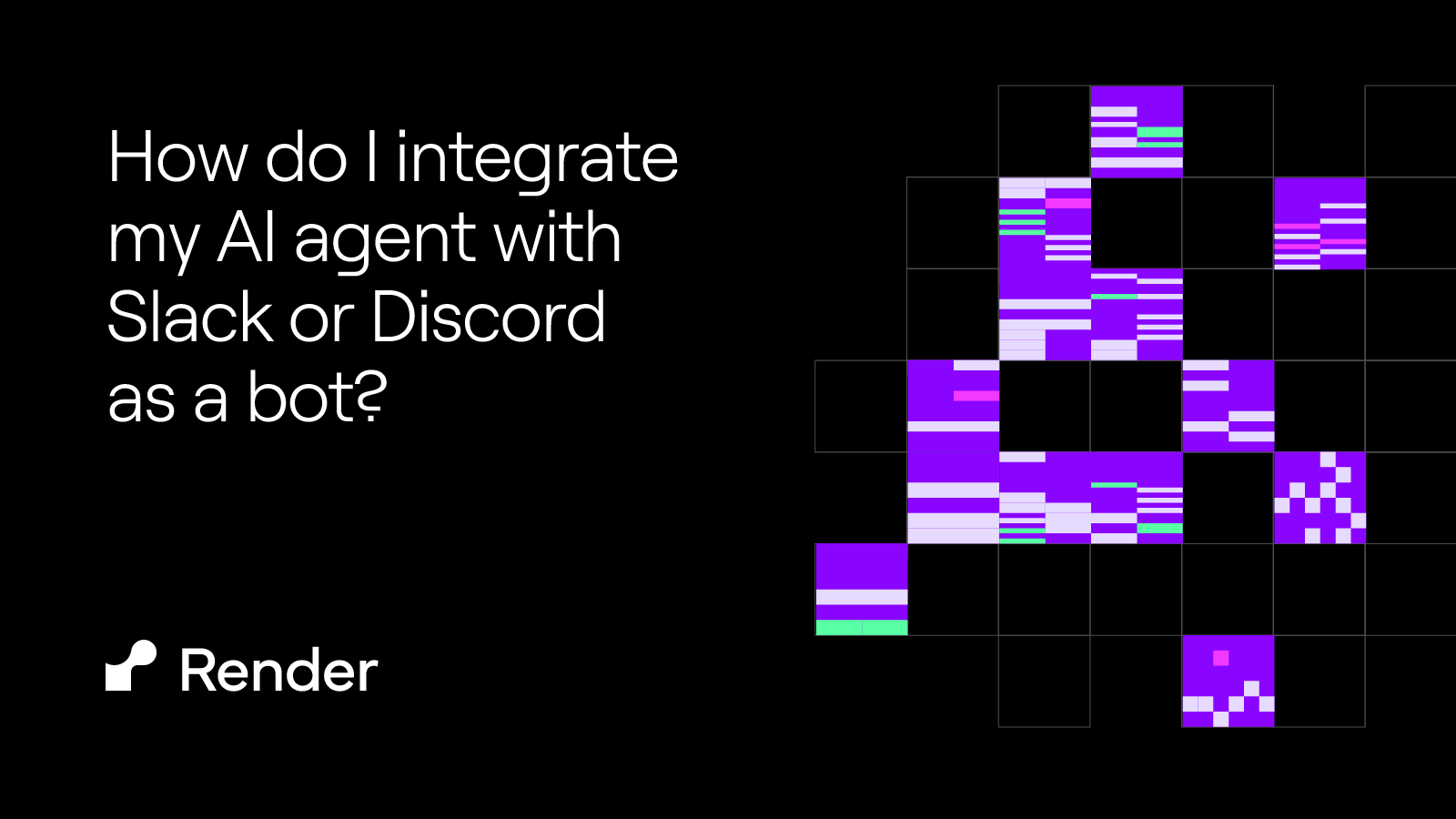 How do I integrate my AI agent with Slack or Discord as a bot?