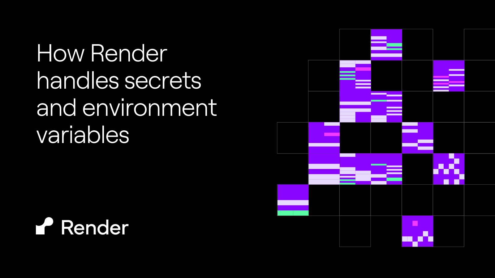 How Render handles secrets and environment variables