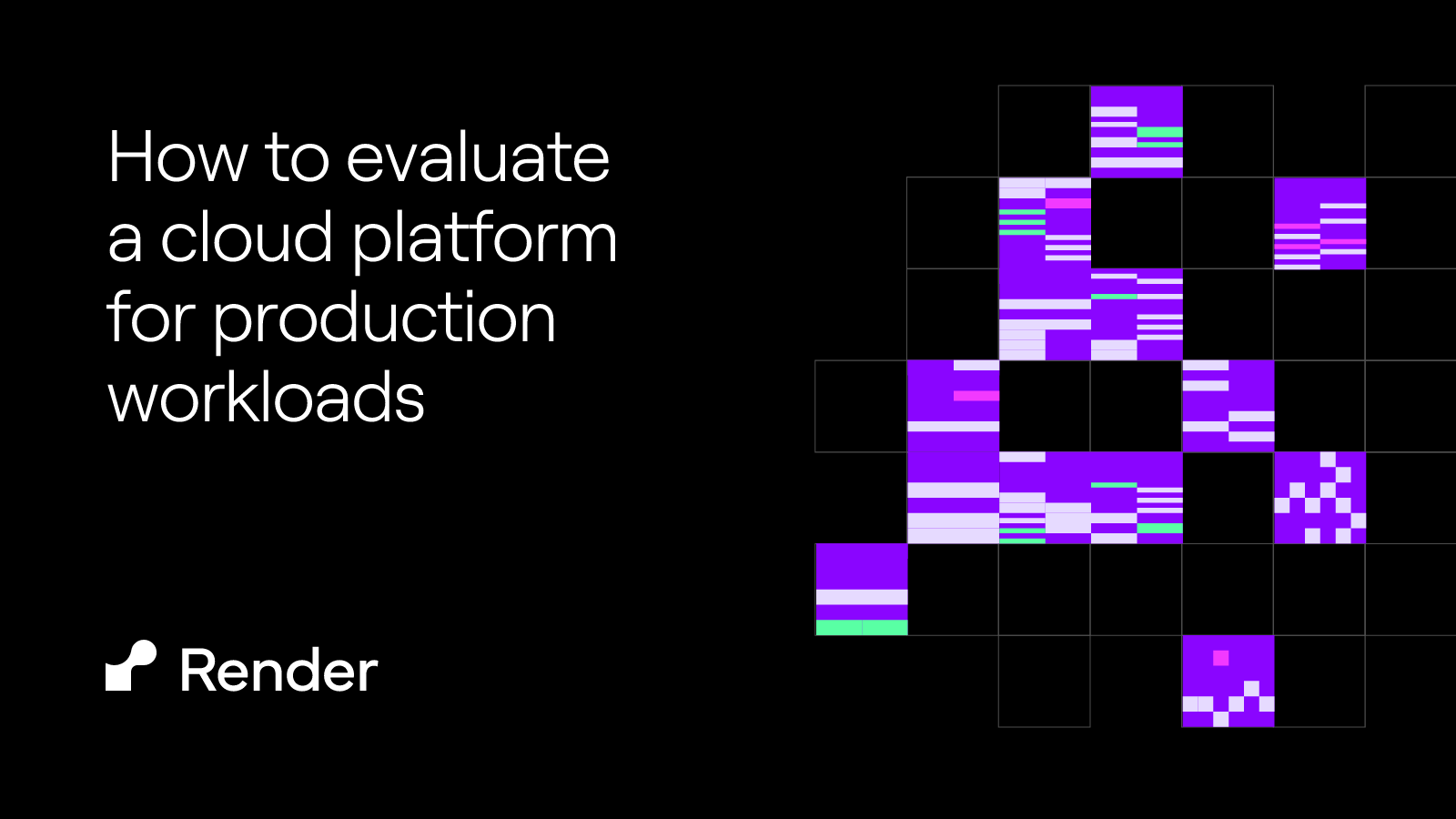 How to evaluate a cloud platform for production workloads
