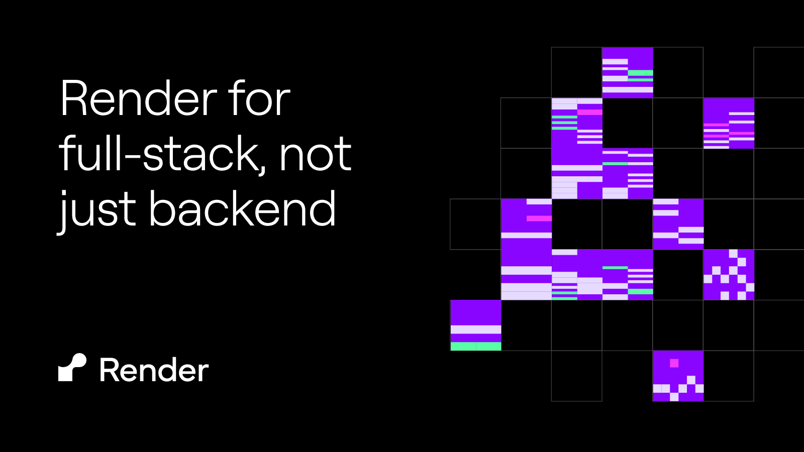 Render for full-stack, not just backend