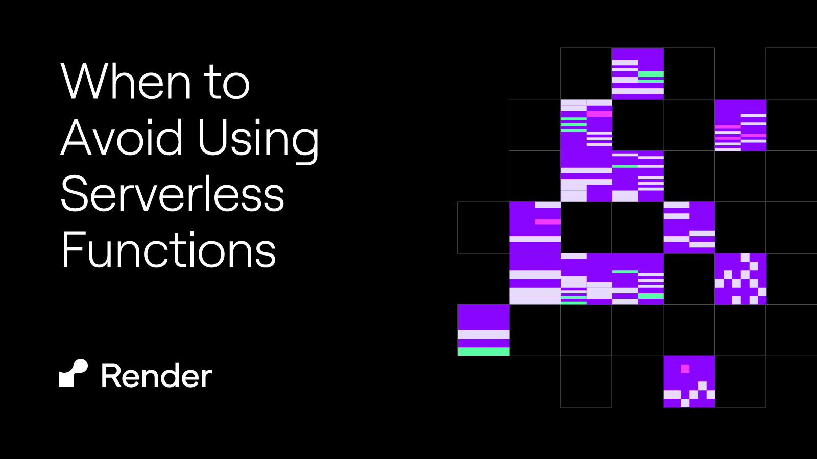 When to Avoid Using Serverless Functions