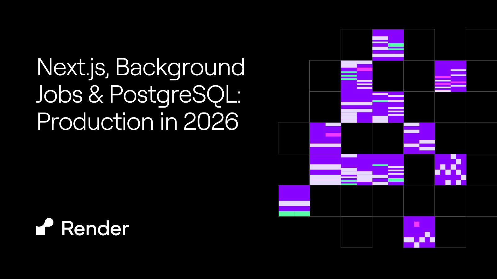 Next.js + PostgreSQL + Background Jobs: A 2026 Guide to Production Architecture