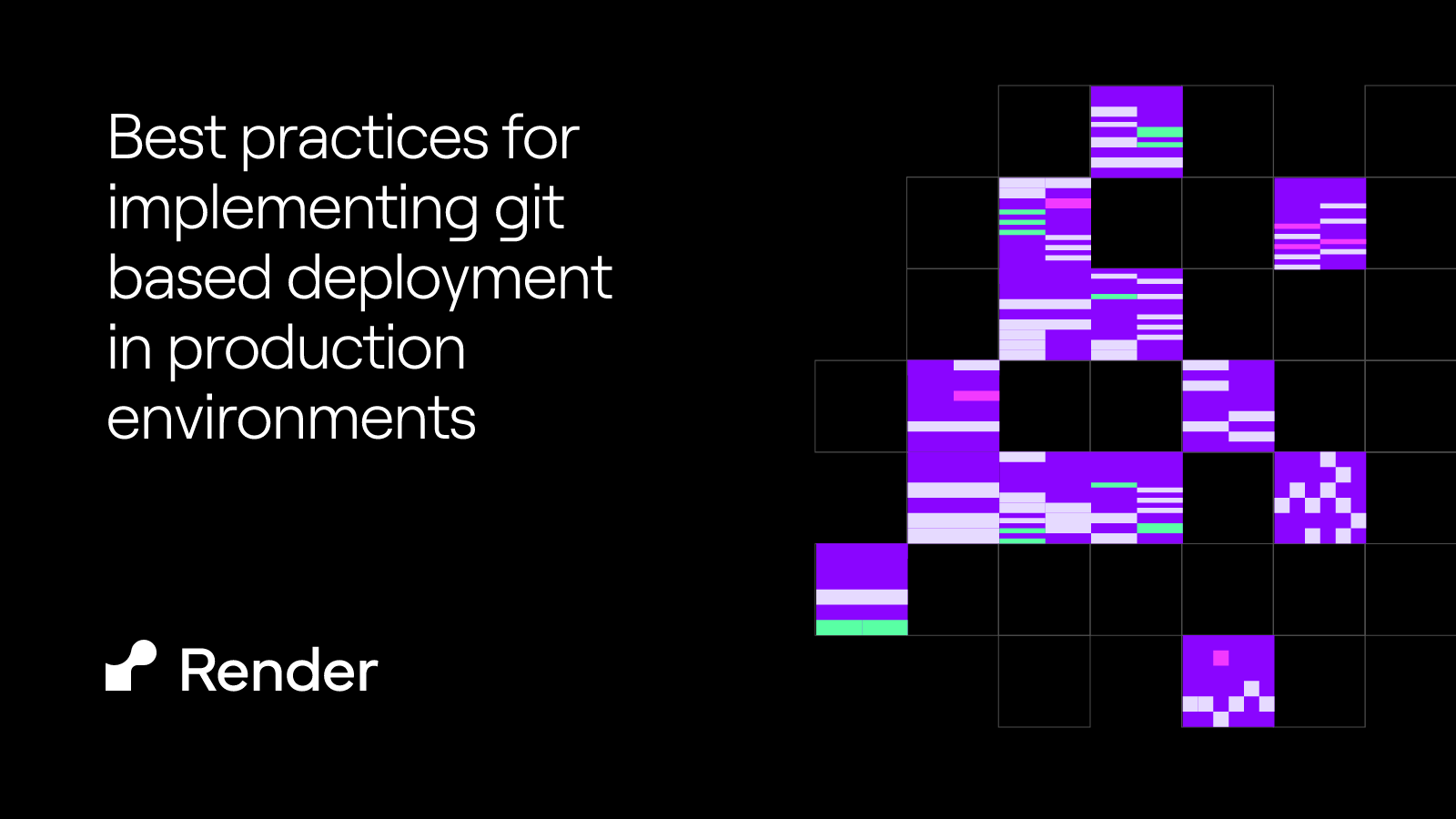 Best practices for implementing git based deployment in production environments