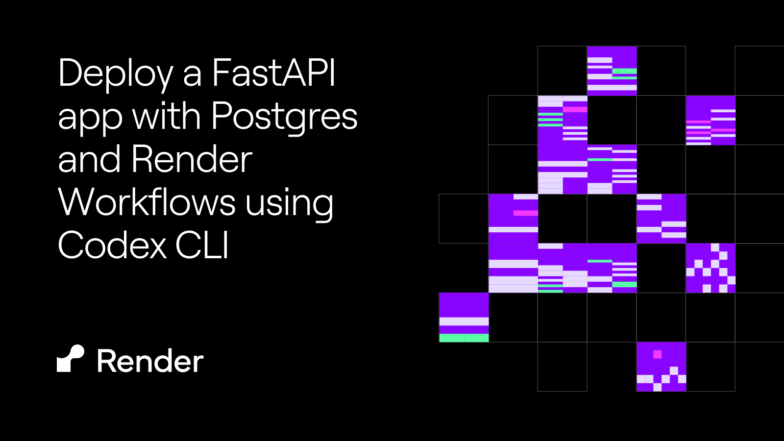 Deploy a FastAPI app with Postgres and Render Workflows using Codex CLI
